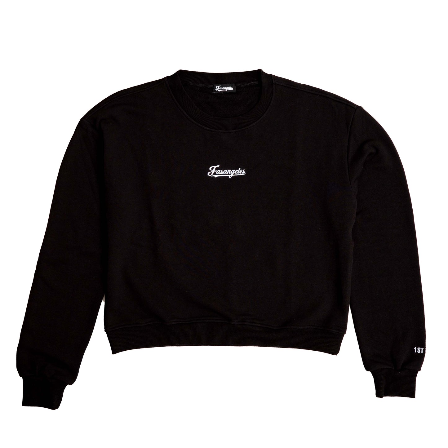Basic Logo Black Crewneck