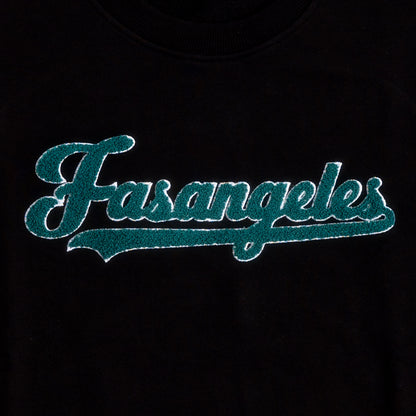 Peluche Logo Black Crewneck