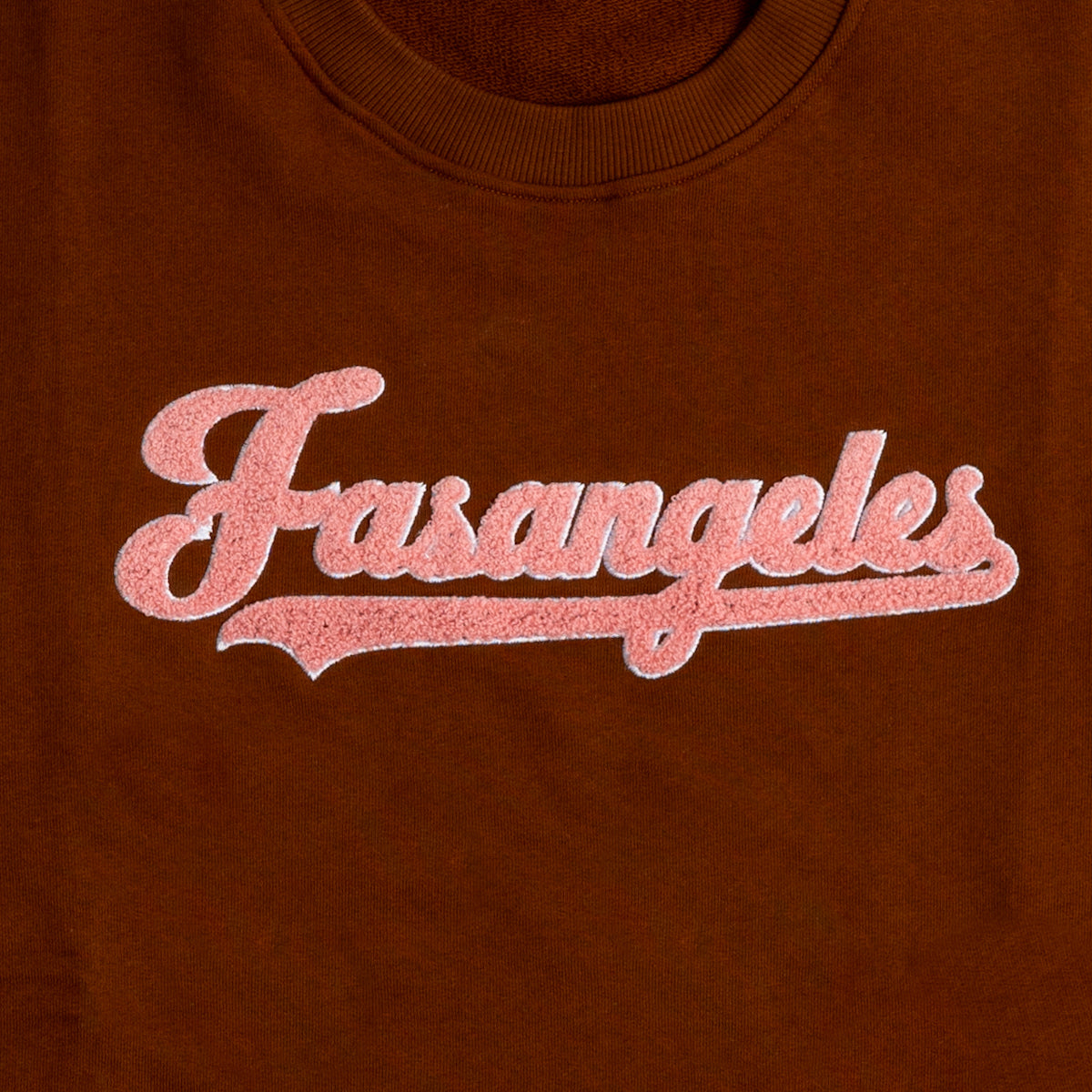 Peluche Logo Mocha Crewneck