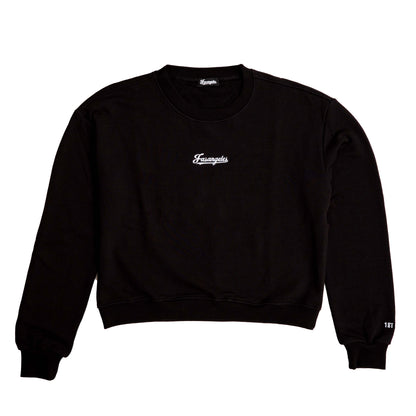 Basic Logo Black Crewneck