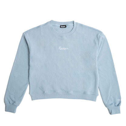 Basic Logo Dusty Blue Crewneck