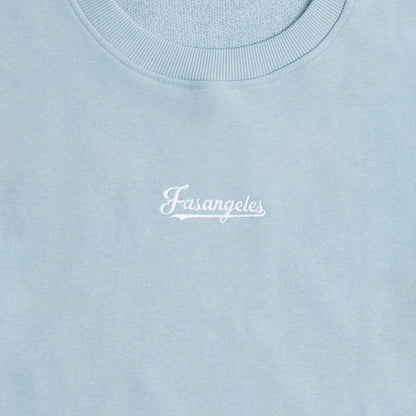 Basic Logo Dusty Blue Crewneck