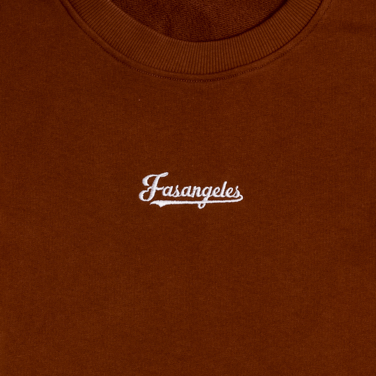 Basic Logo Mocha Crewneck