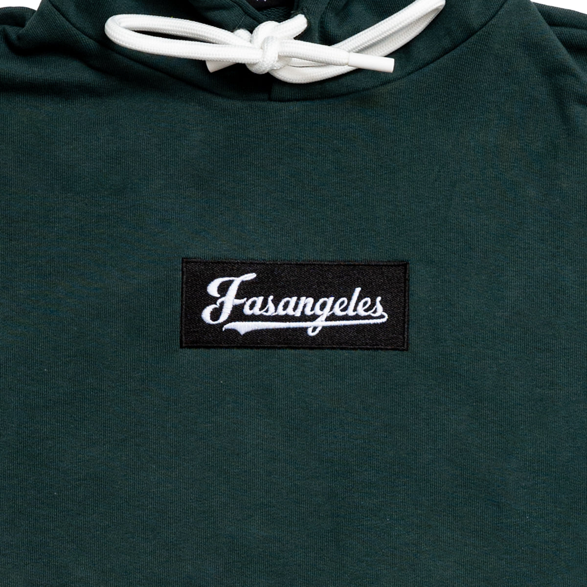 Black on Forest Green Hoodie