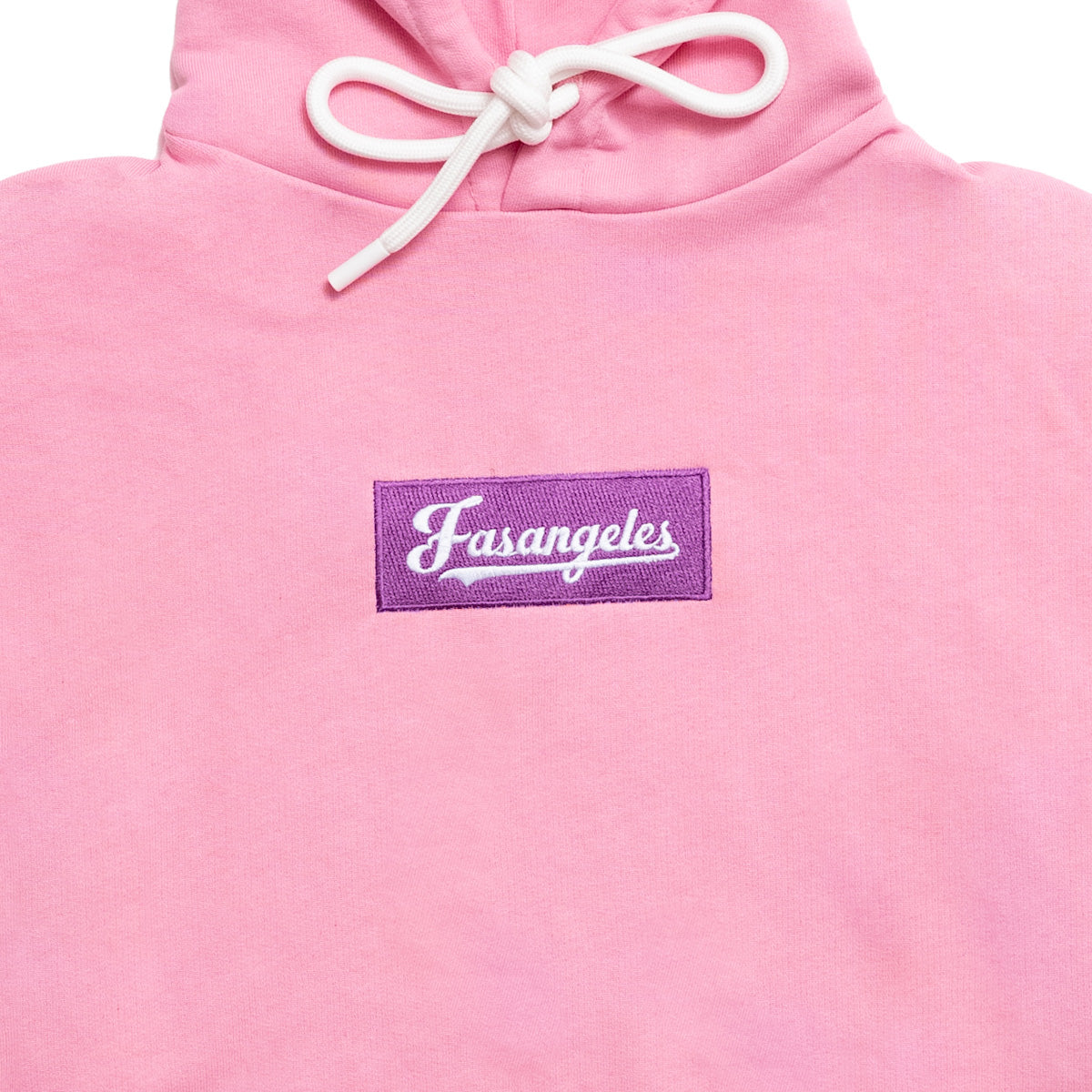 Purple on Pink Demure Hoodie