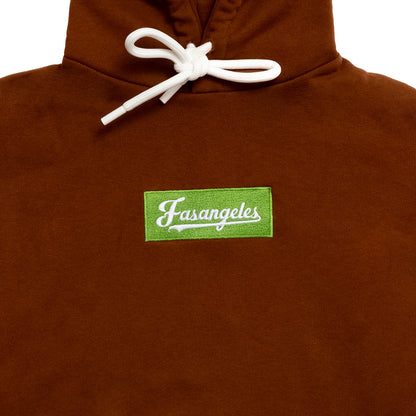 Brat on Mocha Brown Hoodie